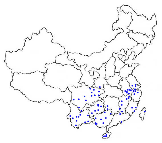 distribution map