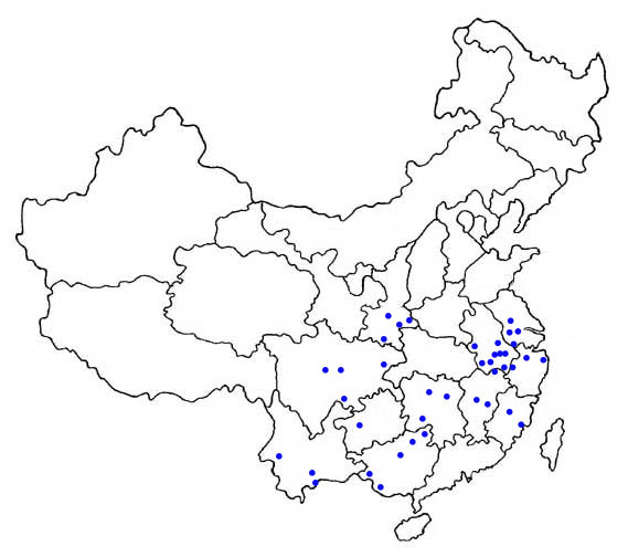 distribution map