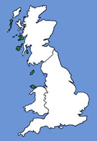 British distribution of the common pipistrelle