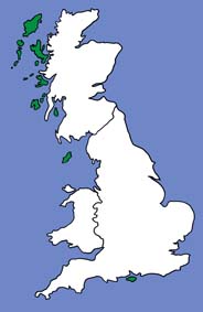 British distribution of Daubenton's Bat