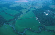 Open habitat with a river