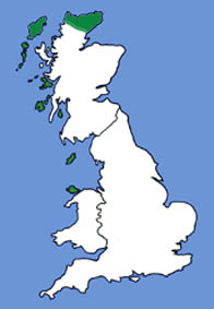 British distribution of the soprano pipistrelle