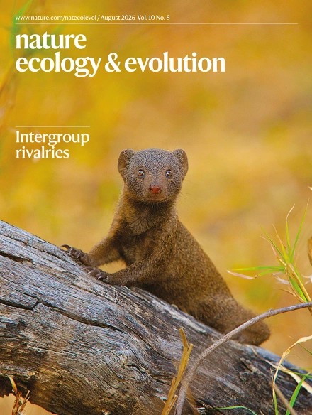 Mongoose Nature Ecology & Evolution front cover